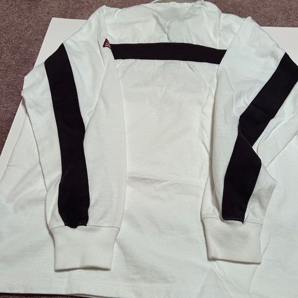 Vintage Polo by Ralph Lauren Long Sleeve Tees in White and Black - Picture 2 of 6